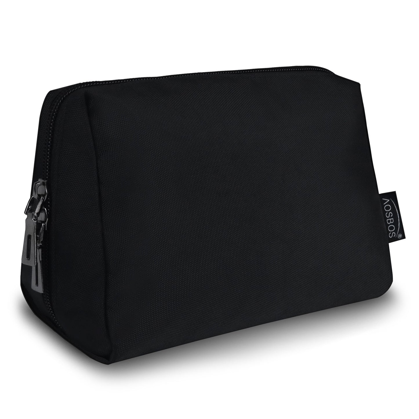 Aosbos Premium Small Makeup Bag, Compact Travel Cosmetic Pouch for Women, Black - Aosbos Direct