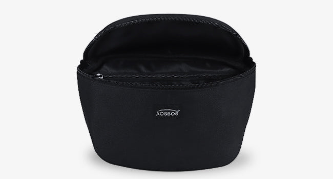 Aosbos Fanny Pack for Men & Women - Black Crossbody Waist Bag - Aosbos Direct