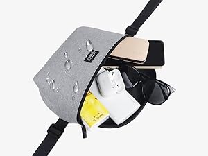 Aosbos Fanny Pack for Men & Women - Black Crossbody Waist Bag - Aosbos Direct