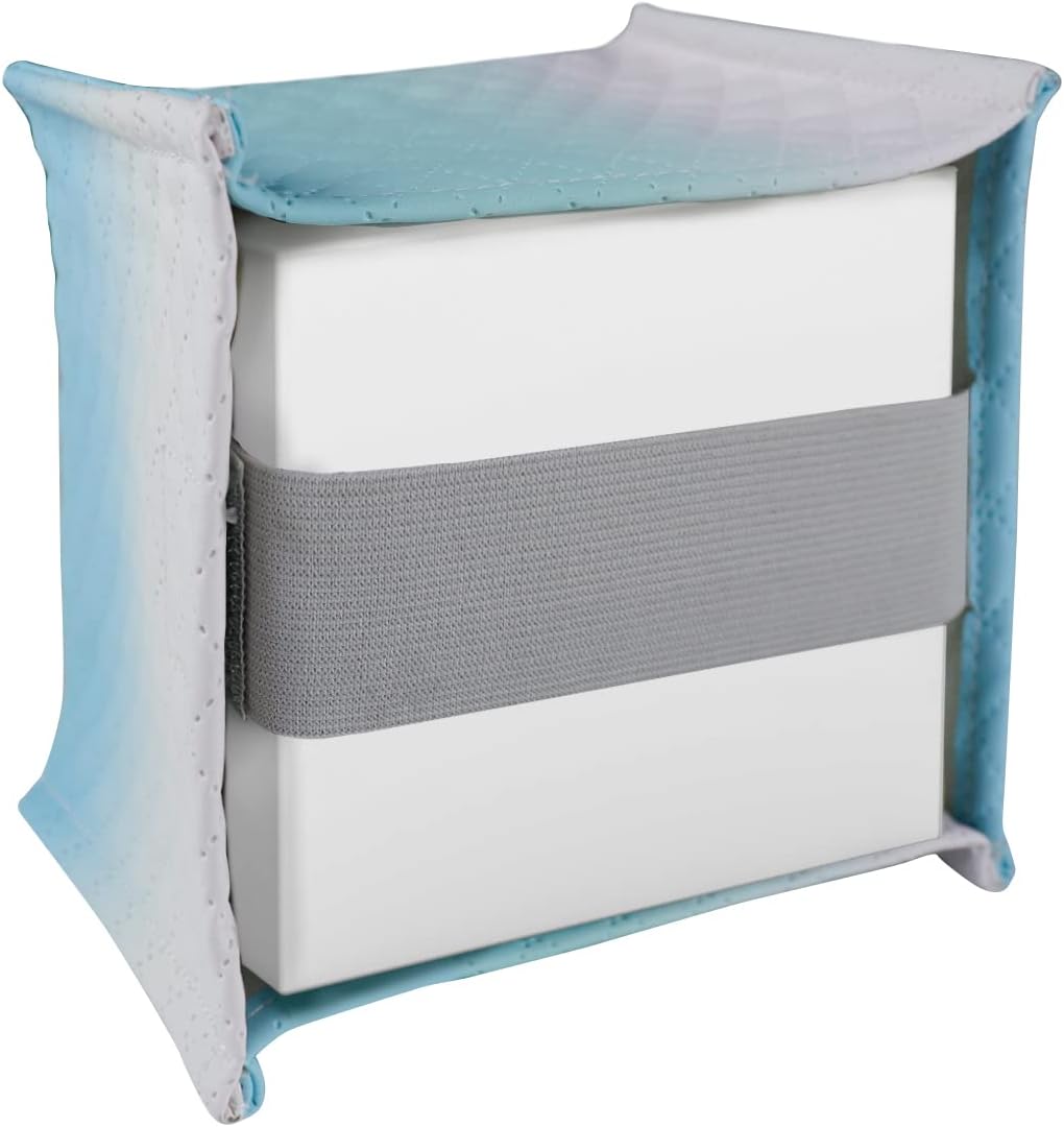 Aosbos Decorative Tissue Box Cover - 5"x5"x5" Square Holder for Bathroom, Vanity, Desk & Car, Noble Gradient Diamond - Aosbos Direct