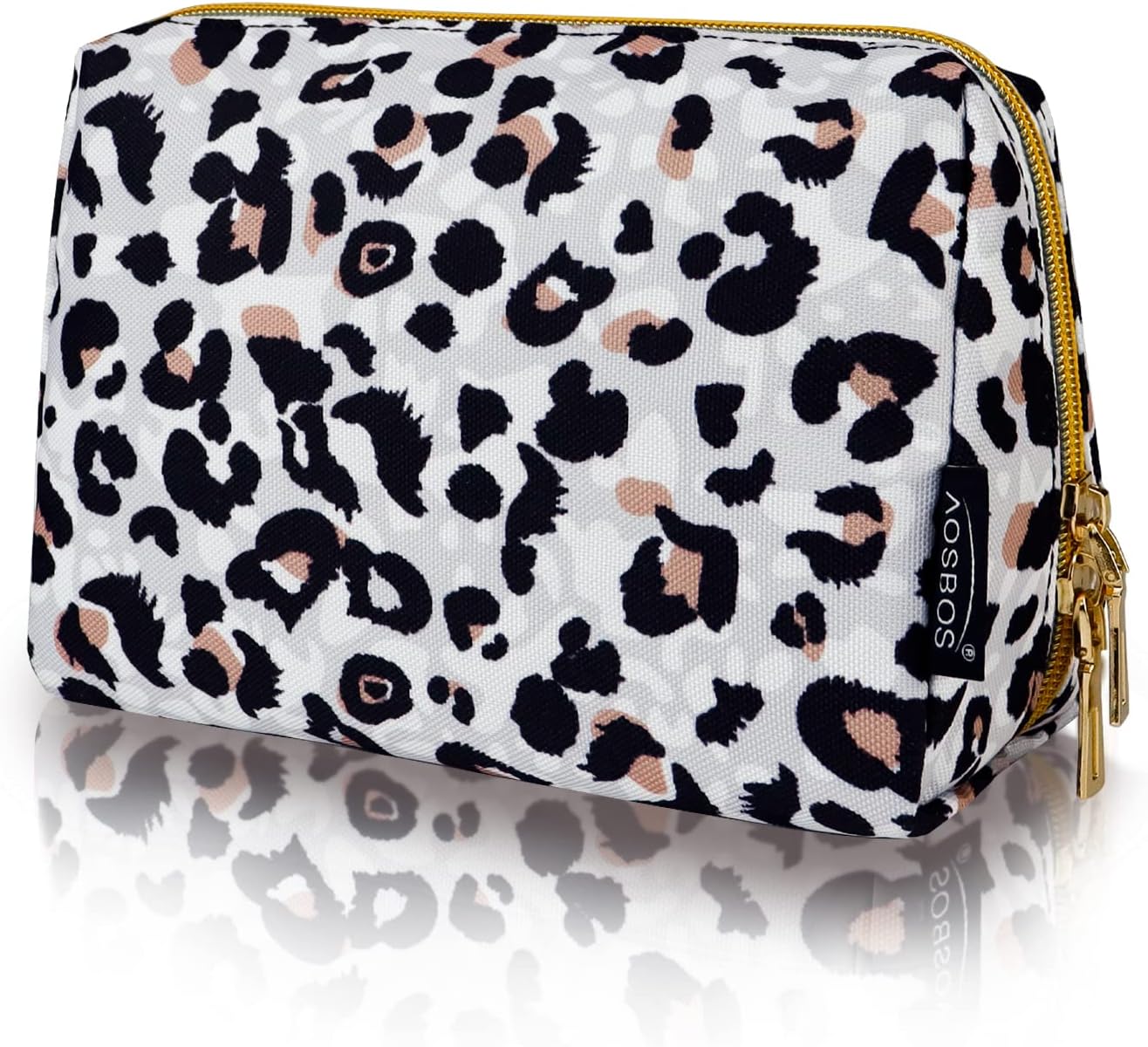 Aosbos Travel Makeup Bag - Zipper Cosmetic Pouch for Women & Girls, Essential Organizer - Aosbos Direct