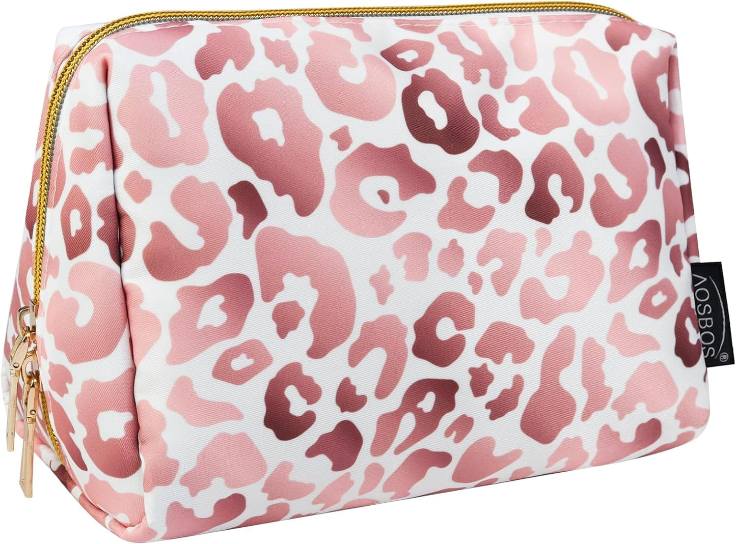 Aosbos Travel Makeup Bag - Zipper Cosmetic Pouch for Women & Girls, Essential Organizer - Aosbos Direct