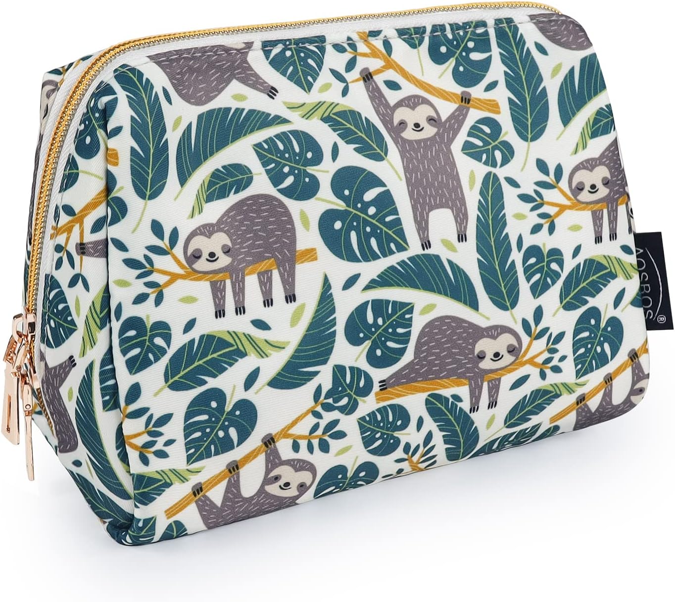 Aosbos Travel Makeup Bag - Zipper Cosmetic Pouch for Women & Girls, Essential Organizer - Aosbos Direct