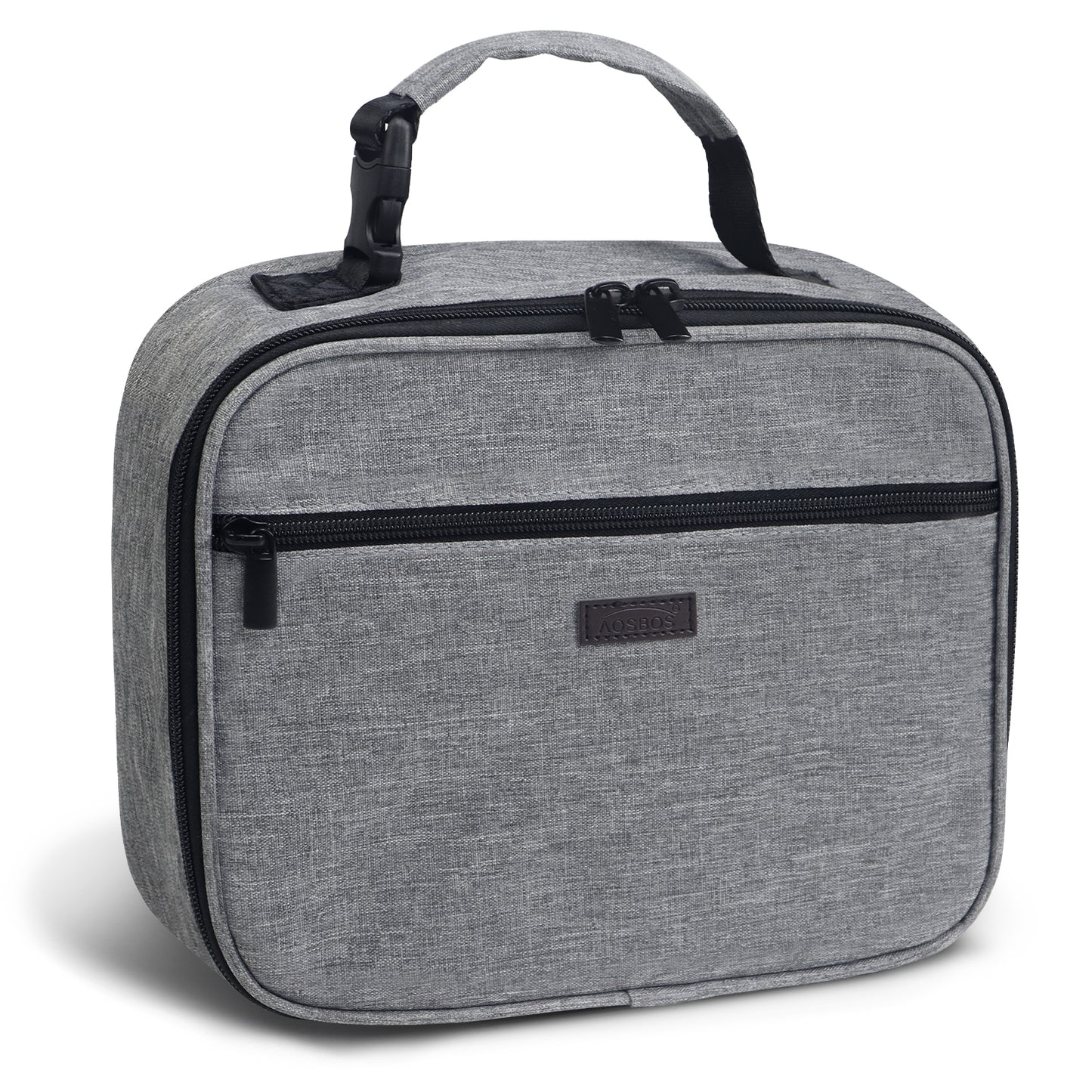 Aosbos Insulated Lunch Box for Men & Women - Portable Mini Cooler Tote Bag (Black) - Aosbos Direct