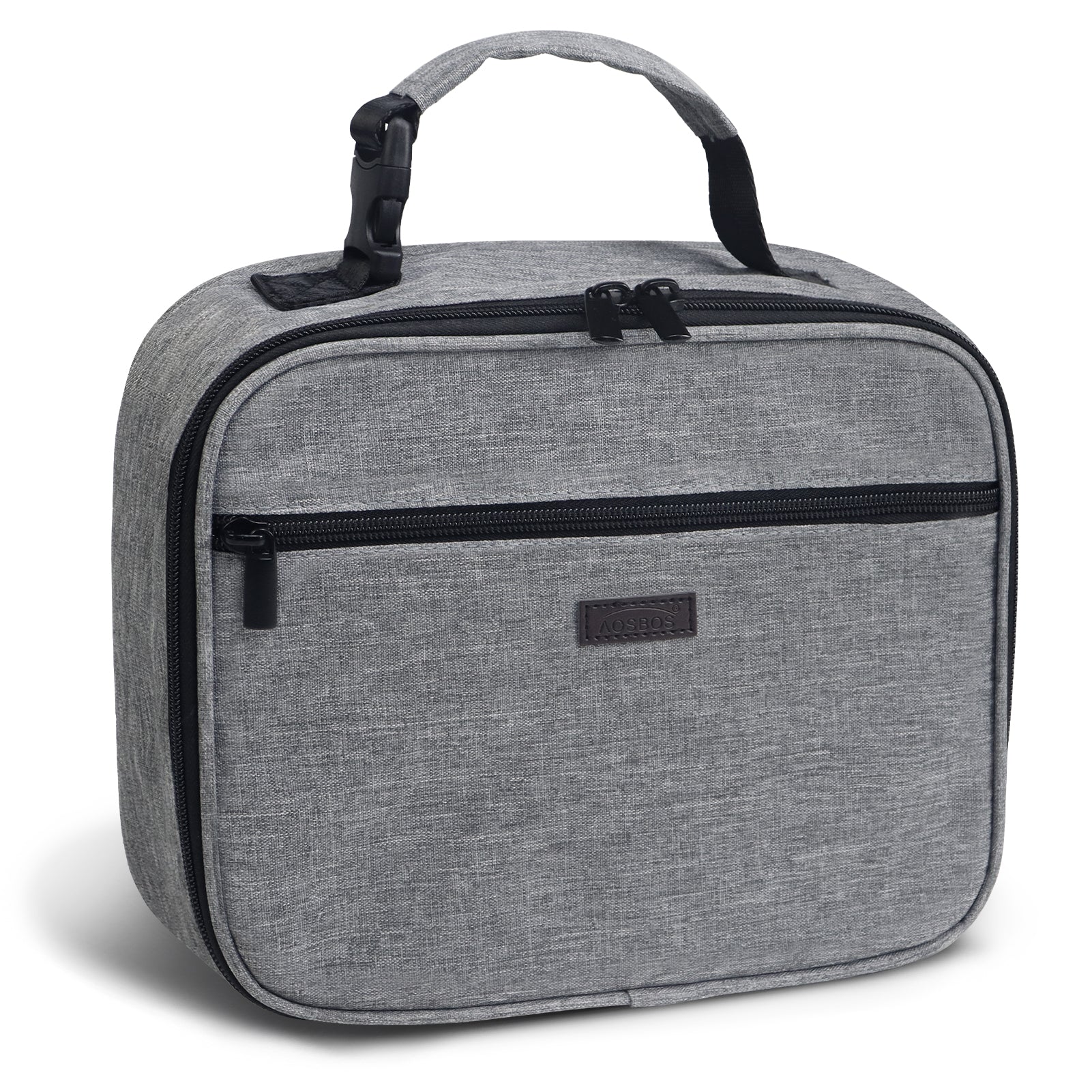 Aosbos Insulated Lunch Box for Men & Women - Portable Mini Cooler Tote Bag (Black) - Aosbos Direct