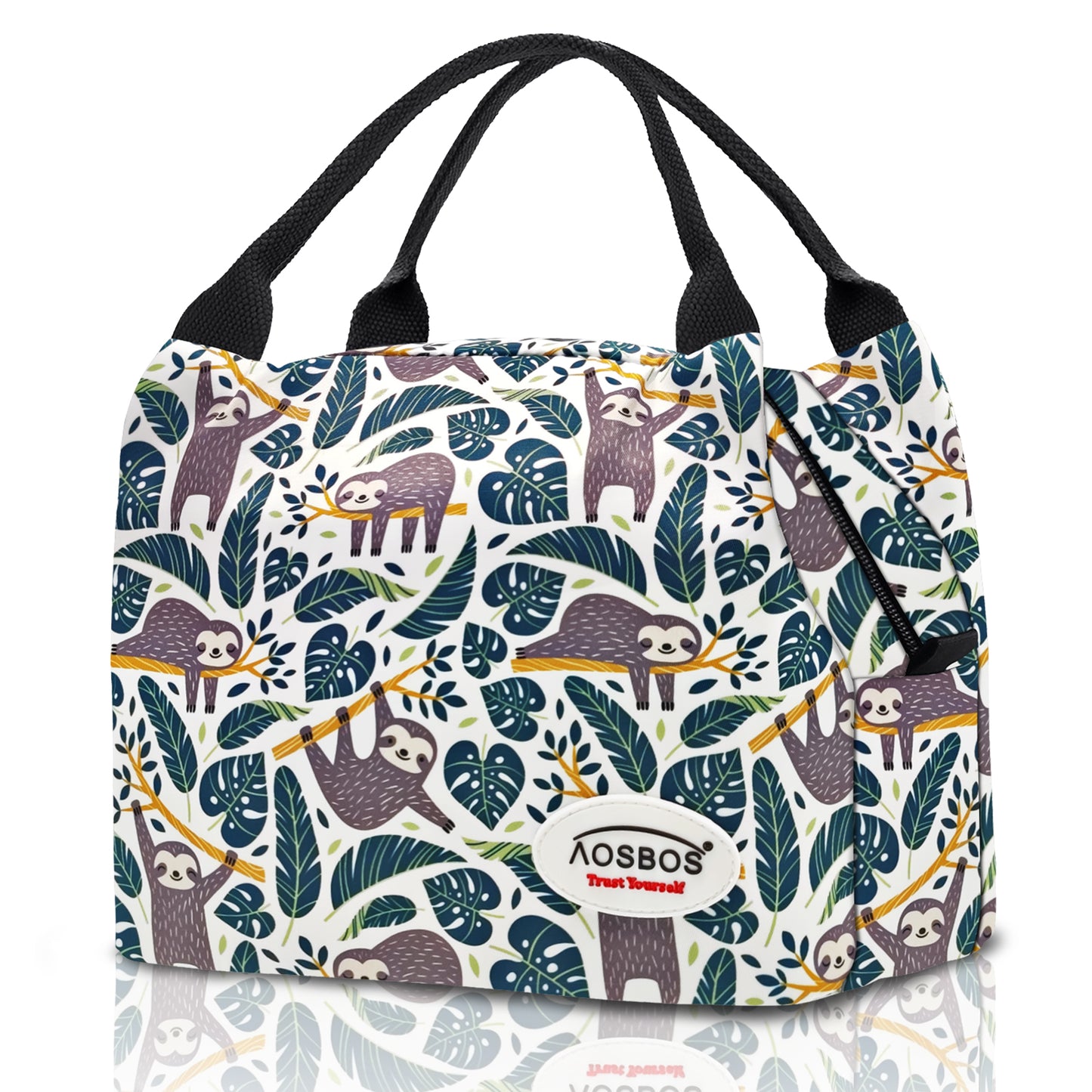 AOSBOS Insulated Lunch Bag for Women & Men - Tote Food Cooler Box - Aosbos Direct