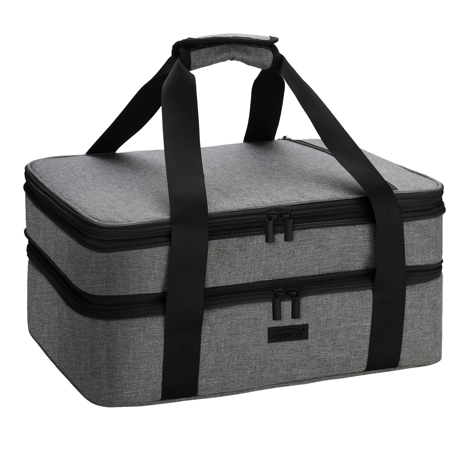 Aosbos Insulated Casserole Carrier for Hot/Cold Food, Fits 9 x 13 Inches, Expandable Food Bag - Aosbos Direct
