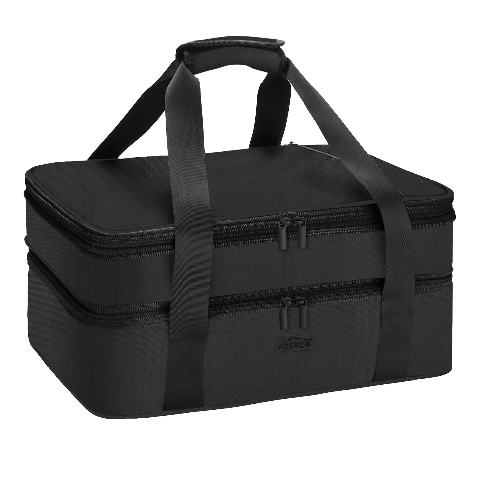 Aosbos Insulated Casserole Carrier for Hot/Cold Food, Fits 9 x 13 Inches, Expandable Food Bag - Aosbos Direct