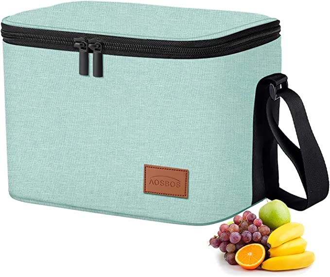 Aosbos Insulated Lunch Box 7.5L - Leakproof Cooler Bag, Reusable Adult Lunch Tote, Thermal Bento Bag - Aosbos Direct