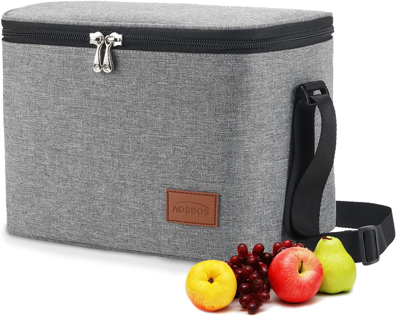 Aosbos Insulated Lunch Box 7.5L - Leakproof Cooler Bag, Reusable Adult Lunch Tote, Thermal Bento Bag - Aosbos Direct