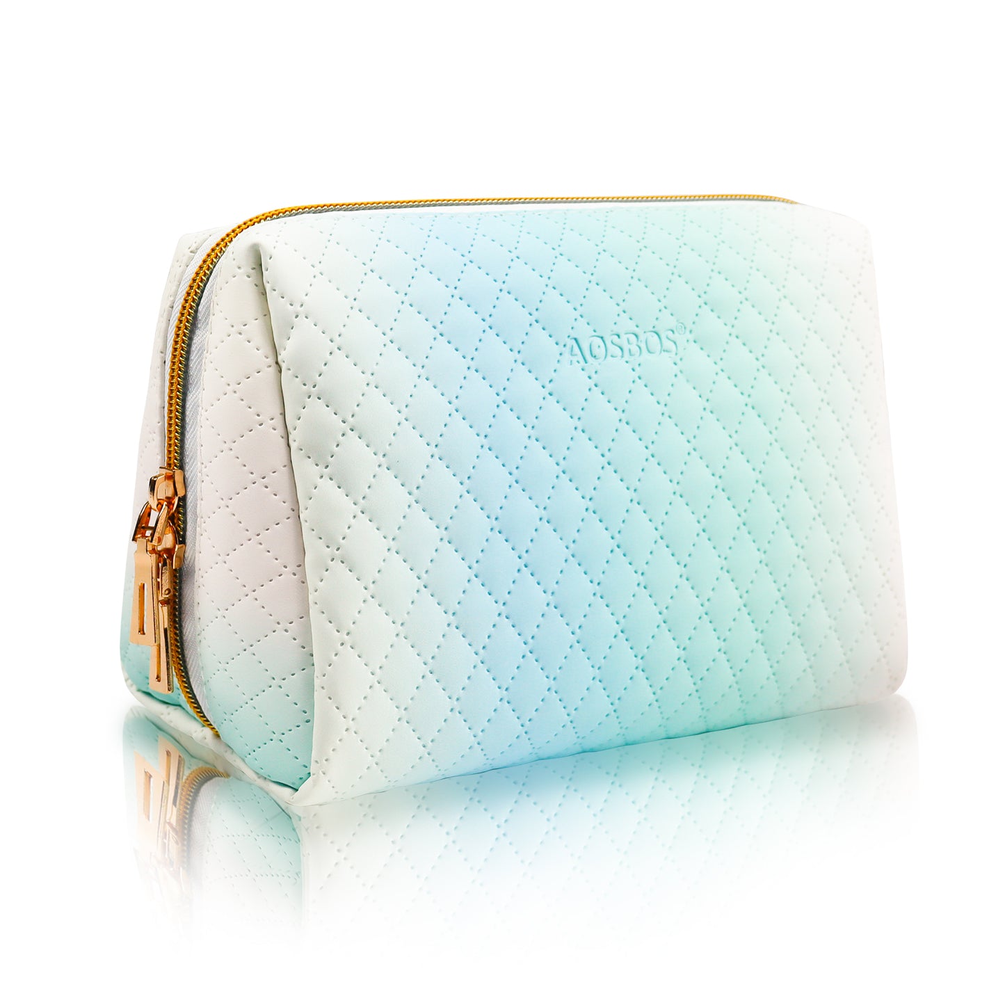 Aosbos Travel Makeup Bag - Zipper Cosmetic Pouch for Women & Girls, Essential Organizer - Aosbos Direct