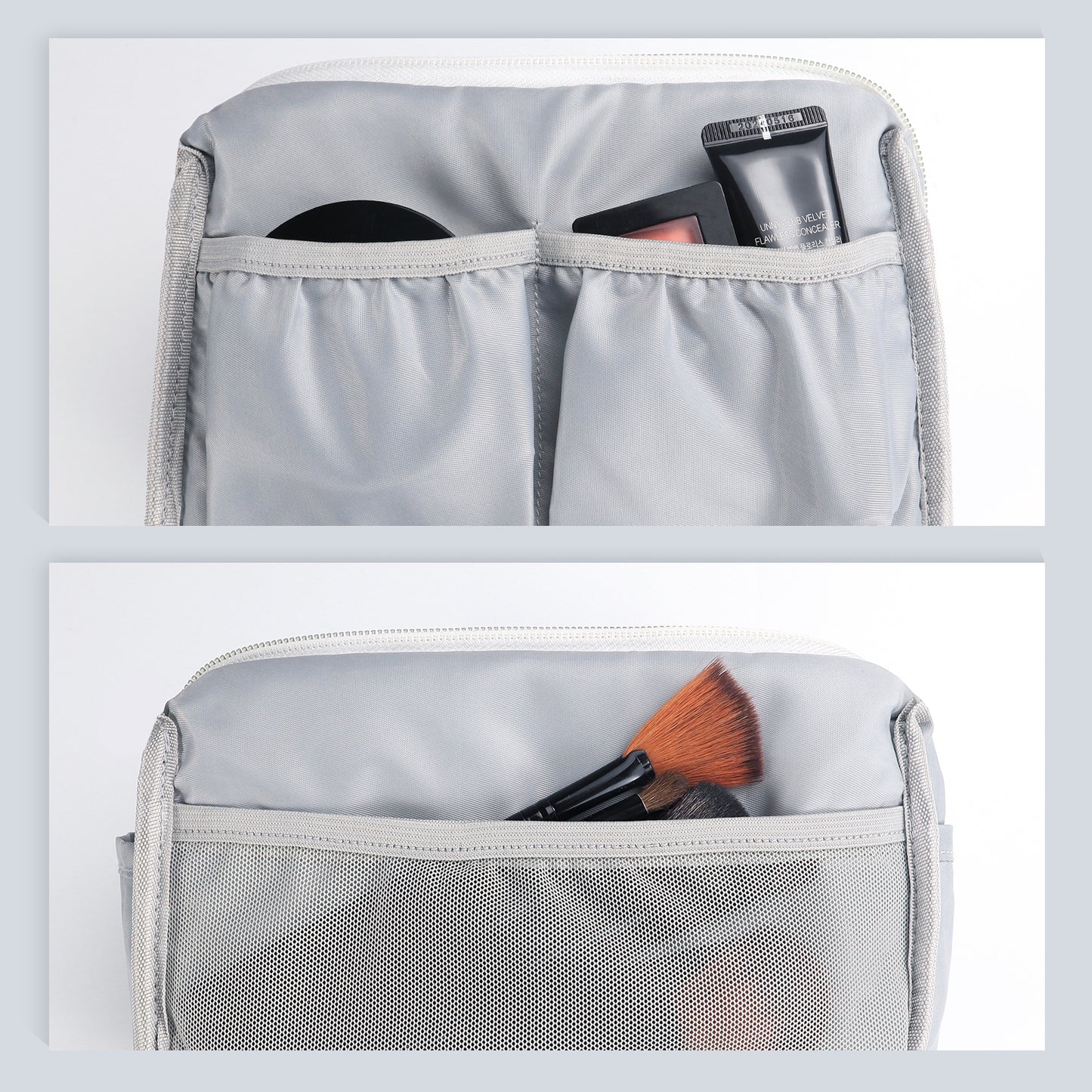Aosbos Travel Makeup Bag - Zipper Cosmetic Pouch for Women & Girls, Essential Organizer - Aosbos Direct