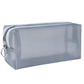 Aosbos Large Capacity Pencil Case Organizer with Zipper - Clear Pen Storage Pouch