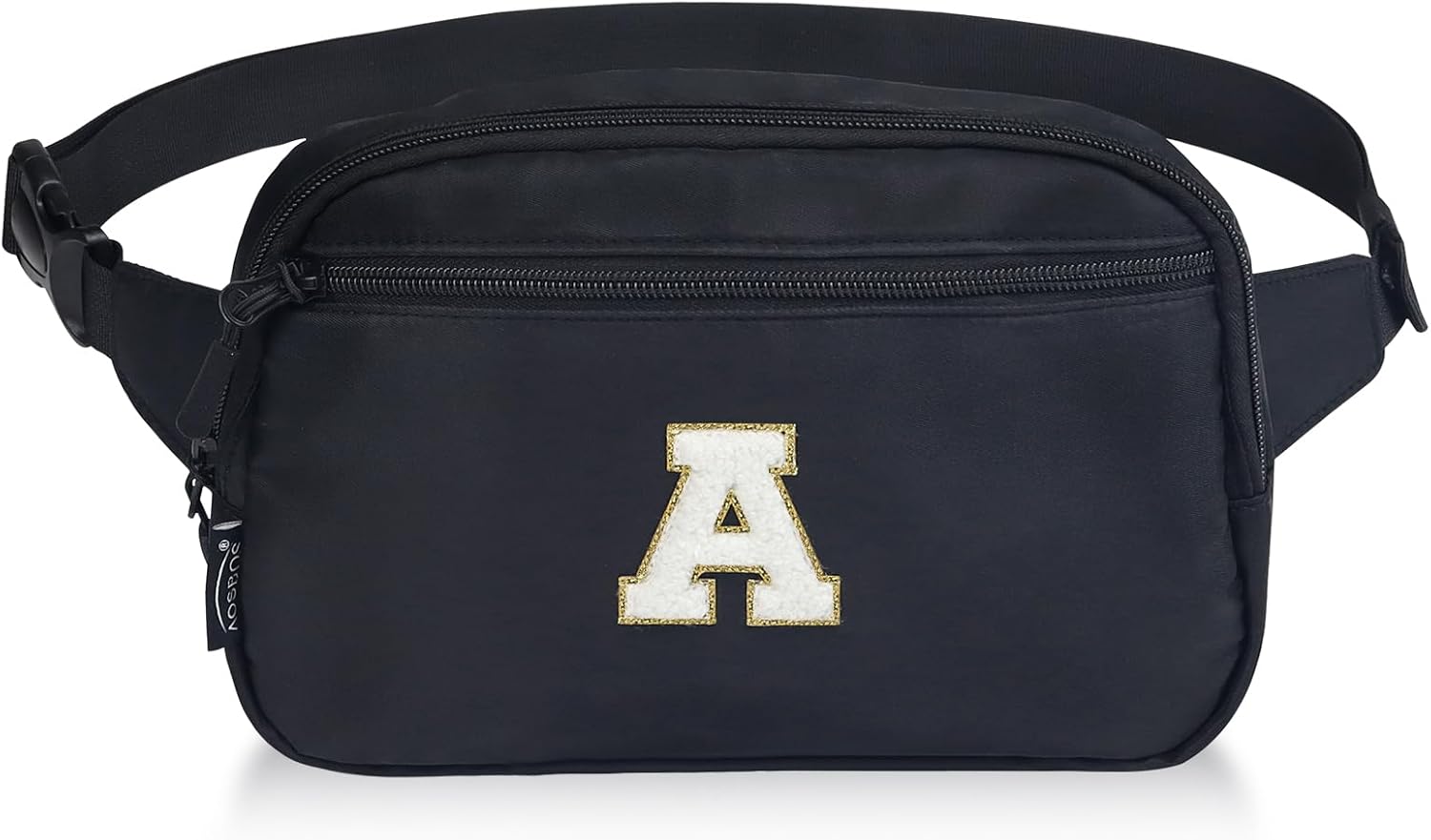 Aosbos Fanny Pack for Women Crossbody Bag | Adjustable Waist Pack with Multiple Compartments, Waterproof Travel Sling Bag for Running, Cycling, Dog Walking (Black, Gift Idea) - Aosbos Direct
