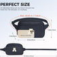 Aosbos Fanny Pack for Women Crossbody Bag | Adjustable Waist Pack with Multiple Compartments, Waterproof Travel Sling Bag for Running, Cycling, Dog Walking (Black, Gift Idea) - Aosbos Direct