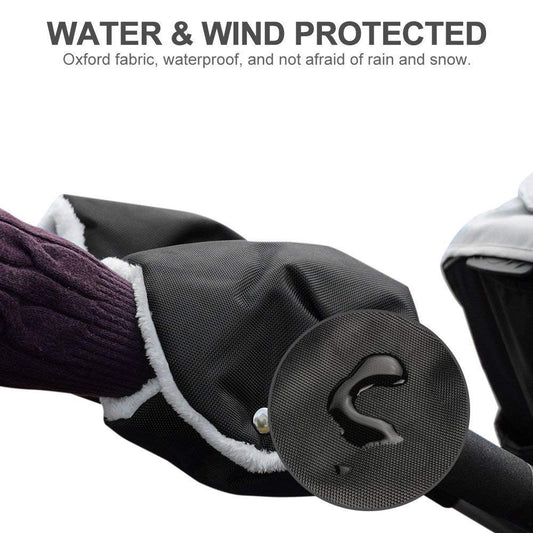 Aosbos Winter Stroller Hand Muff - Extra Thick Pushchair Gloves, Anti-Freeze & Windproof for Parents - Aosbos Direct