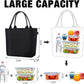 Aosbos Insulated Lunch Bag Cooler Tote - Reusable Food Organizer for Adults