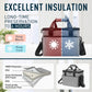 Aosbos Insulated Large Lunch Box 15L (24 Can) Leakproof Cooler Tote for Work, Picnic, Travel - Grey - Aosbos Direct