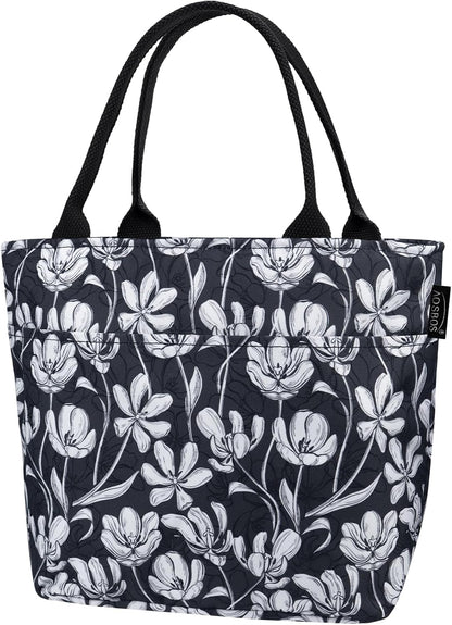Aosbos Lunch Bag Women Insulated Lunch Bags for Adult Lunch Box for Women Meal Prep Lunch Box Cooler Lunch Tote Bag Picnic Bag Lunchbox loncheras para mujer bonitas modernas - Aosbos Direct