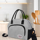 AOSBOS Insulated Lunch Bag - Compact and Stylish Travel Lunch Box with Adjustable Strap