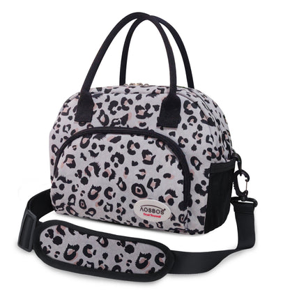 AOSBOS Insulated Lunch Bag - Compact and Stylish Travel Lunch Box with Adjustable Strap - Aosbos Direct