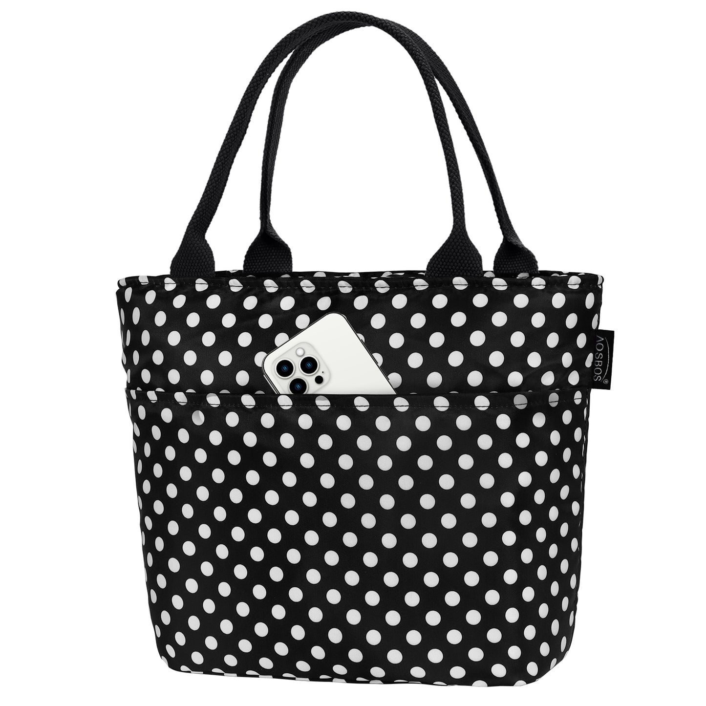 Aosbos Lunch Bag Women Insulated Thermal Lunch Box Cooler Tote Bag