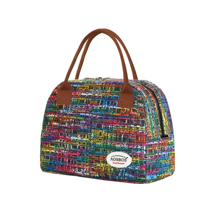 Aosbos Insulated Lunch Bags for Women - Portable Thermal Cooler Tote for Work, School, Picnic & Meal Prep - Aosbos Direct