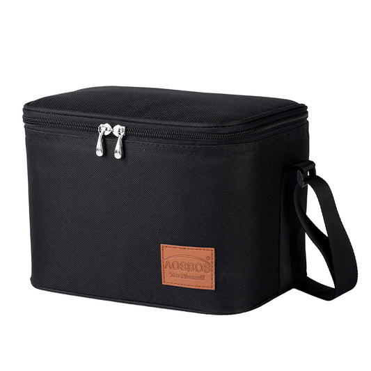 Aosbos Insulated Lunch Box for Men Women Leakproof Cooler Bag Reusable Lunch Tote Bag Adult Lunch Pail Thermal Lunch Boxes Bento Lunch Box Bag 7.5L